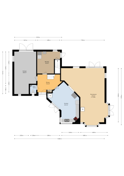 Floor Plan 1 - Jipkesbeltweg 12